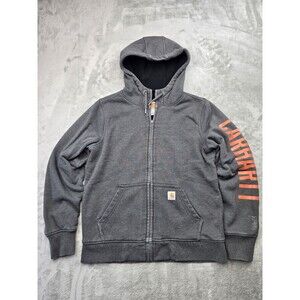 Carhartt Jacket Mens S Charcoal Workwear Rain Defender Thermal Lined jacket